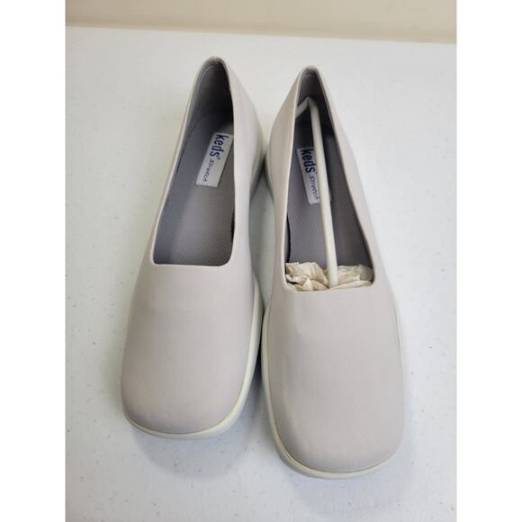 Keds Ticket Ball WF21143 Light Gray Slip On Ballet Flats Womens 7M - Picture 16 of 16